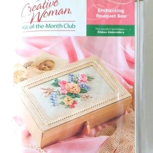 Floral Ribbon Embroidery Kit NEW!